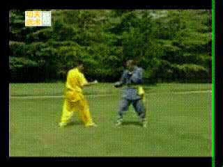 少林连手短打36绝手(15-18式),靠身摔打,引敌入扣,连环进攻