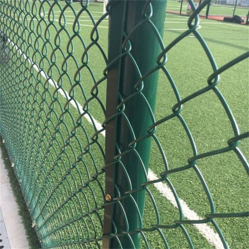 「拓轩」勾花塑铁丝护栏网 勾花护栏网 球场护栏网