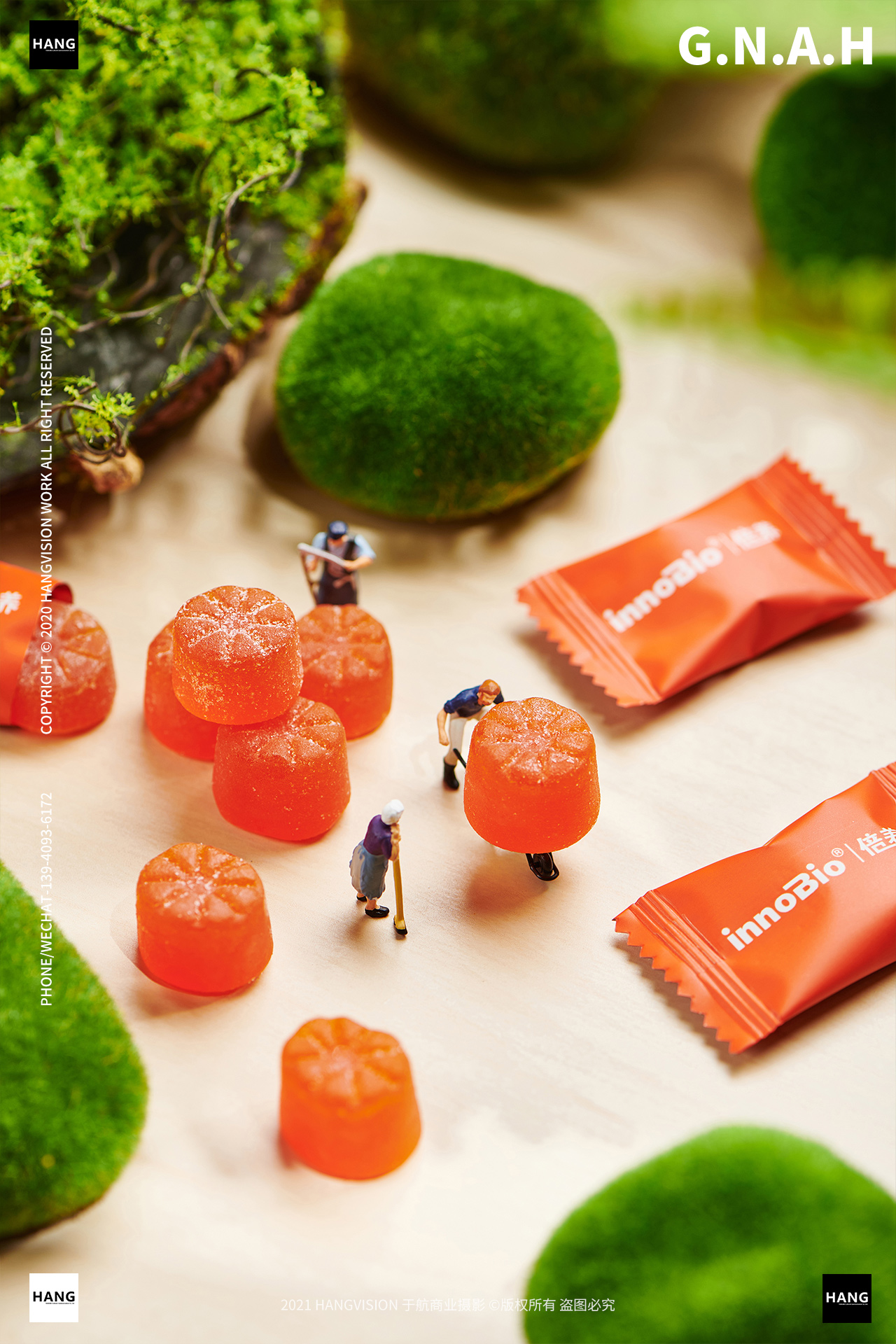 维生素软糖糖果微缩小人 大连商业摄影大连产品拍摄大连美食拍摄