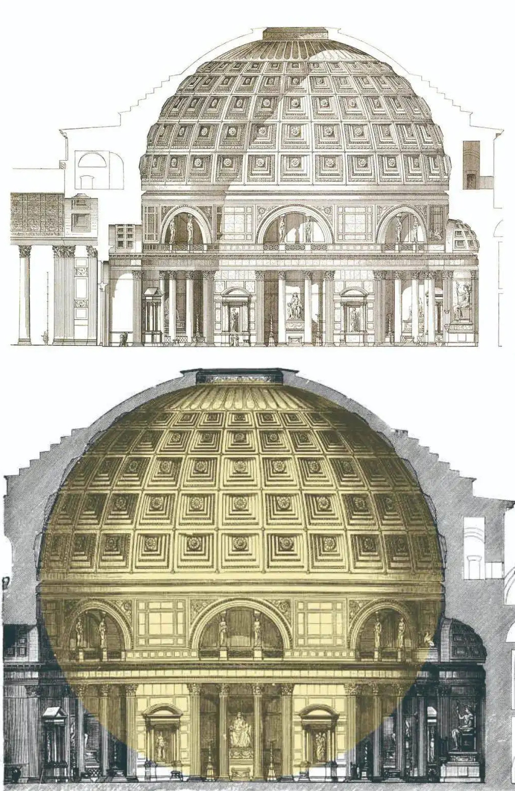 罗马圆形穹顶技术的最高代表——万神庙
