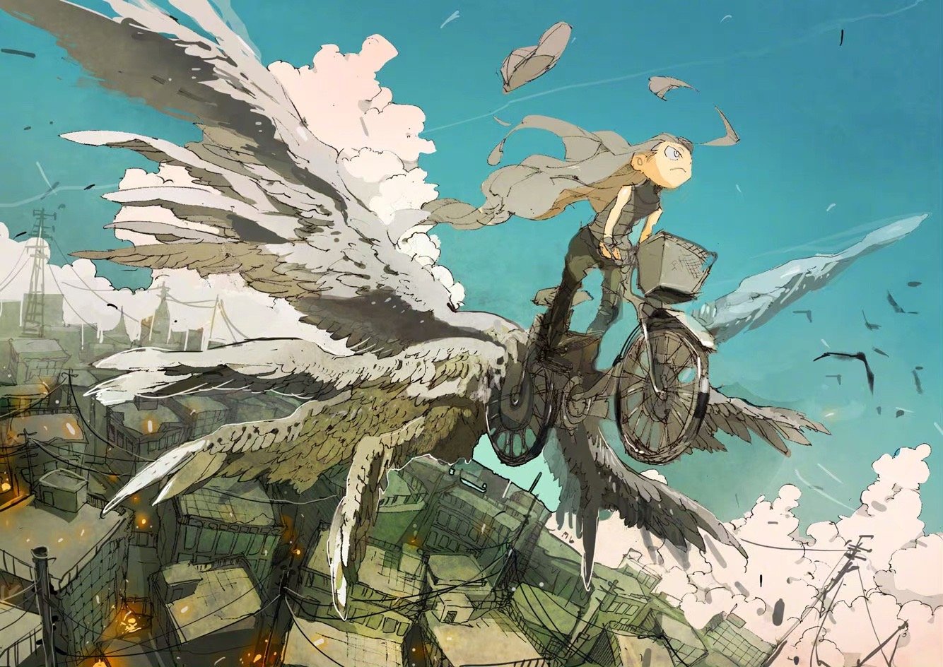 优秀日本插画师:demizu posuka魔幻动漫世界作品