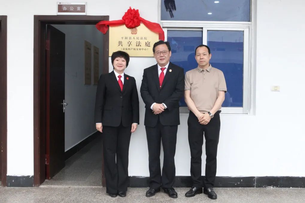 温州中院谢作幸副院长到平阳法院调研