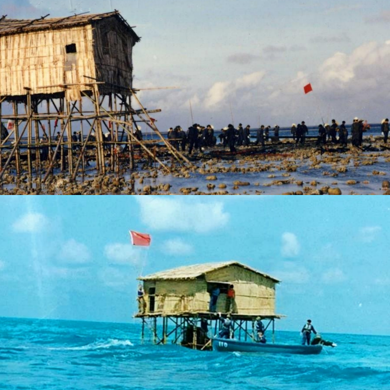 渚碧岛三十年变迁,从8平高脚屋到几百座建筑,体现我国护海决心