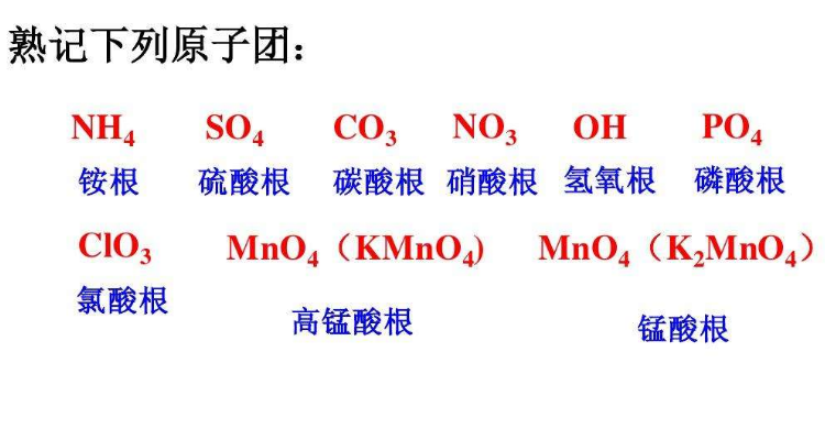 铵根化学式