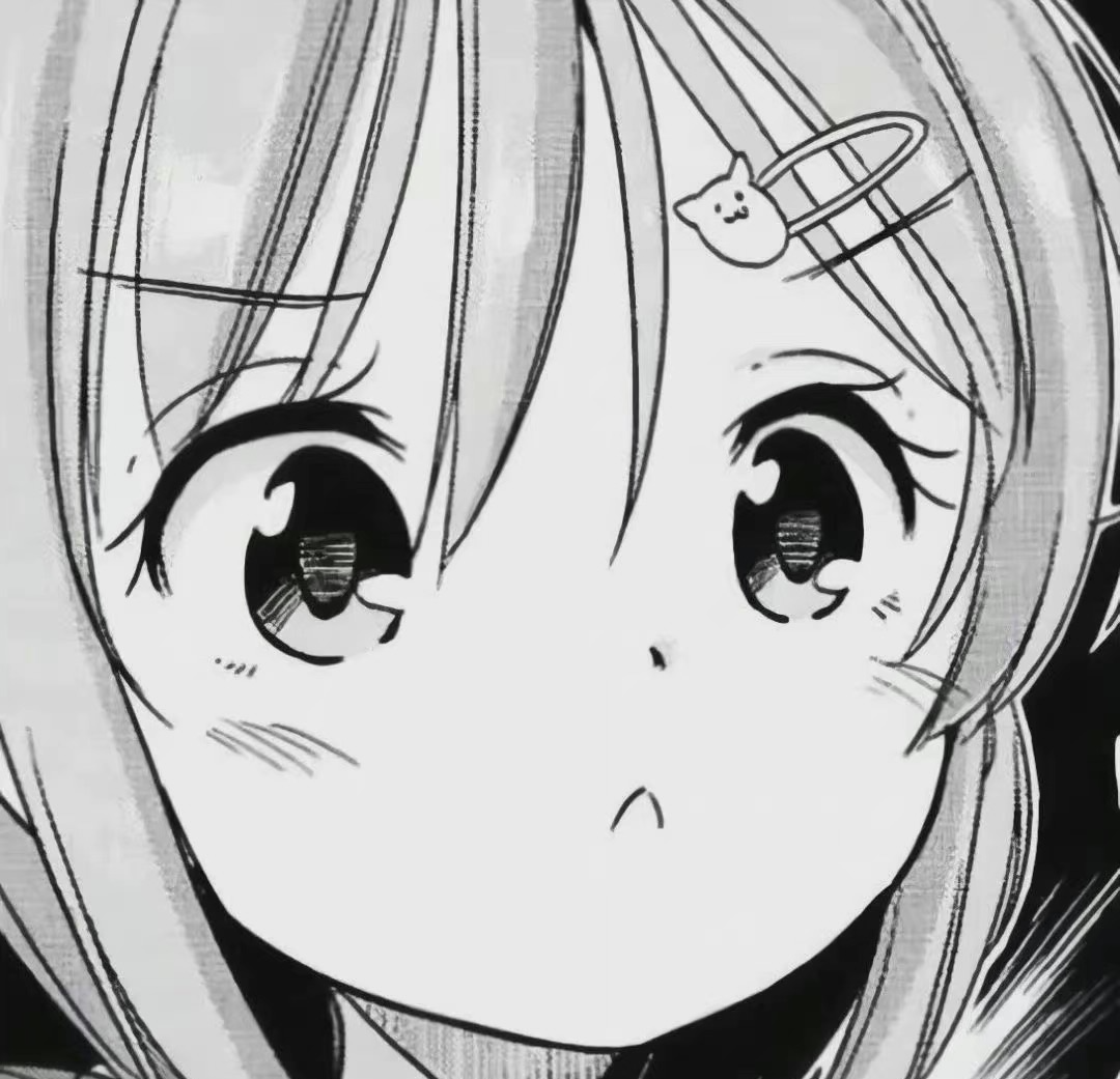 黑白风动漫头像大赏