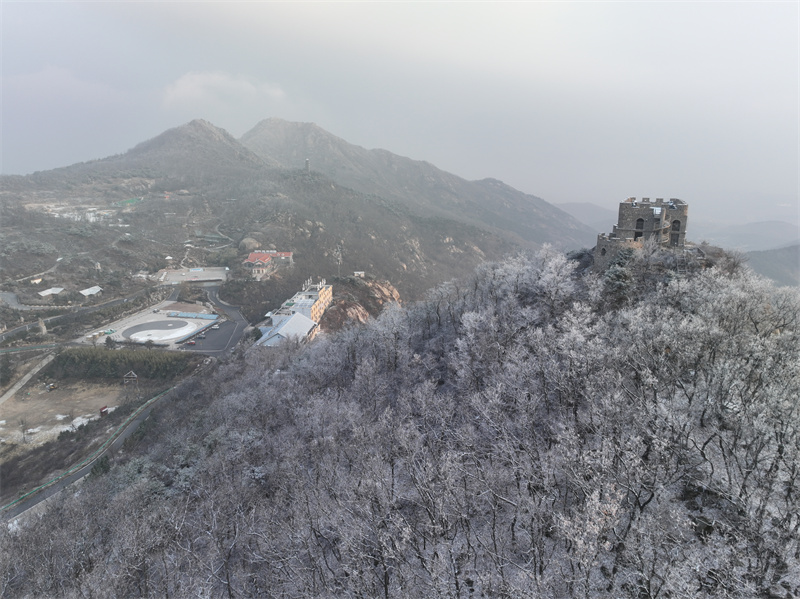 山東日照:五蓮大青山霧凇美如畫