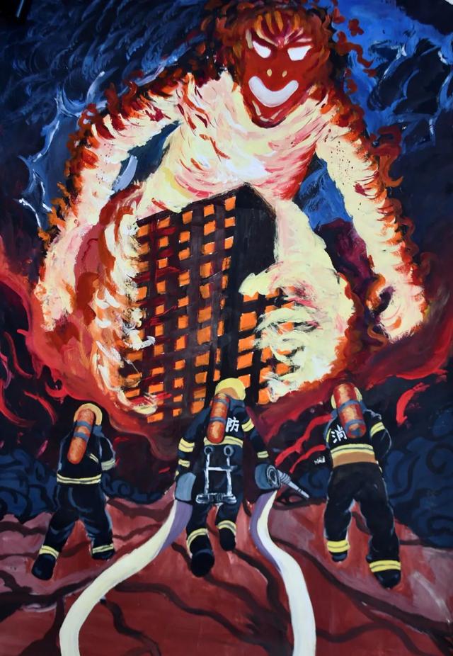 通州区2021年"翰墨飘香绘消防,安全意识伴身旁"消防题材书法及绘画