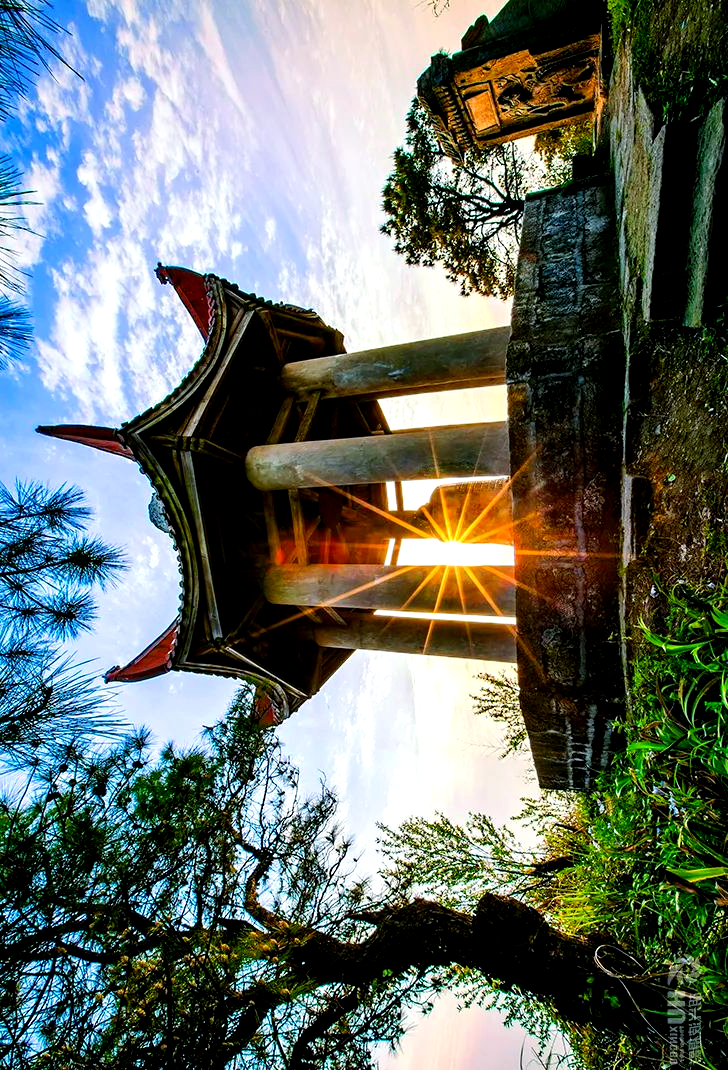 垫江风光摄影新探:宝鼎山巍峨之景