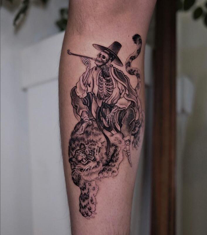 精美强悍细致 耐看的国画风 中式传统纹身艺术(一)