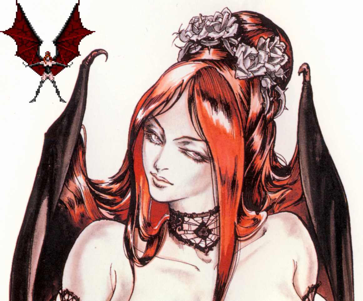 《恶魔城:月下夜想曲》boss大揭秘,原来梦魔的设定图藏在光盘里