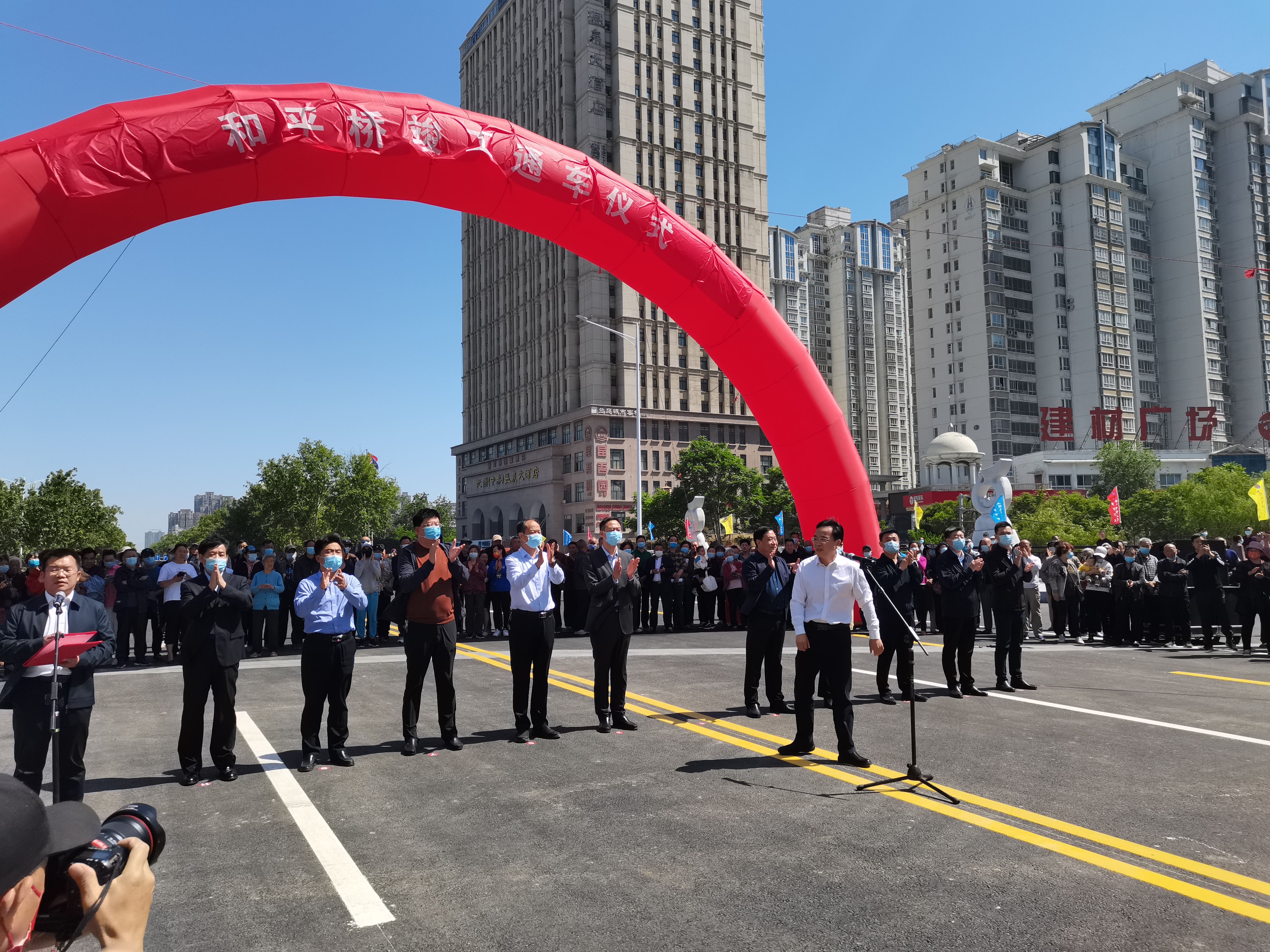 提前一个月!备受市民关注的新乡市和平桥今日正式通车