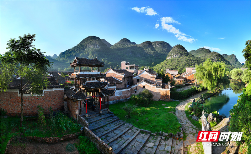 湖南江永:勾蓝瑶寨初秋晨曦美景如画(组图)