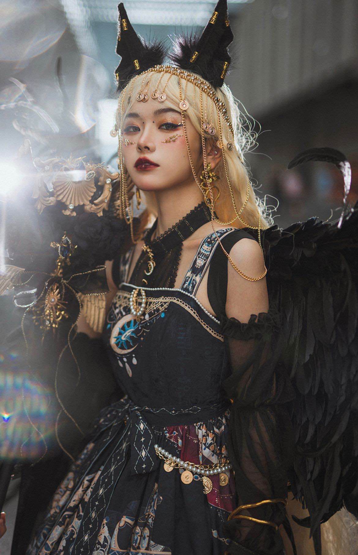 被"埃及风"洛丽塔美到了,怎么搭配都稳赢,越看越喜欢