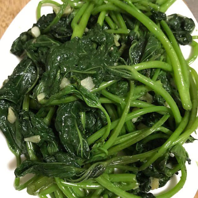 清炒番薯叶,快手小炒,简单方便