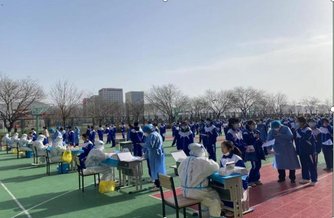 「市直」平凉四中第二轮全员核酸检测今日完成