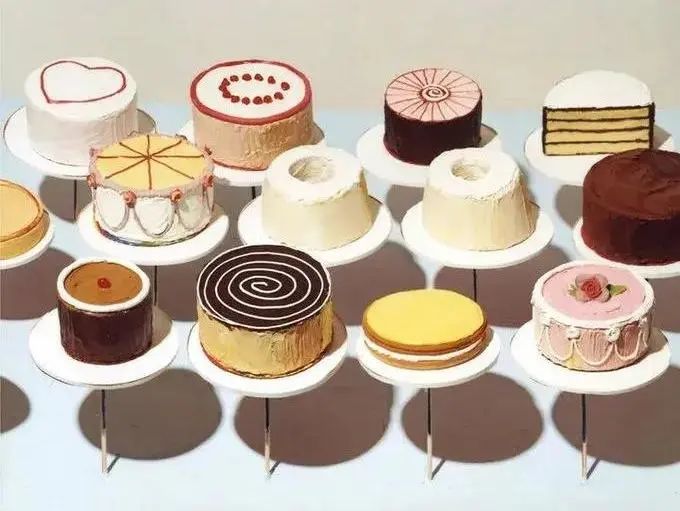 韦恩·第伯蛋糕系列作品