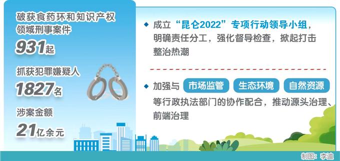 严打食药环和知识产权领域突出犯罪