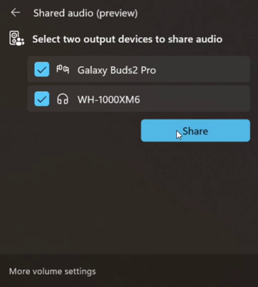 终于！Windows 11迎来蓝牙音频共享功能：可惜还是有限制