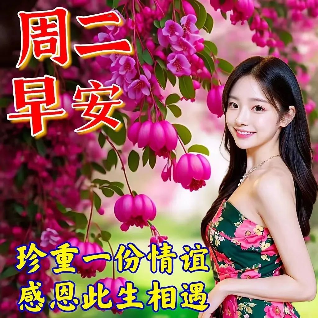 7月18日周二早上好祝福语图片带字