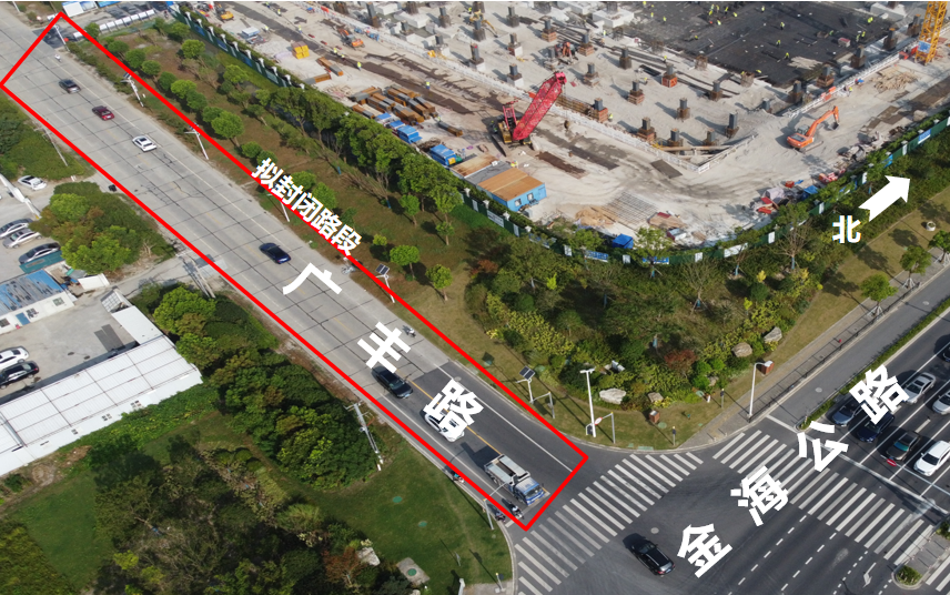 奉贤西闸公路拓宽图片