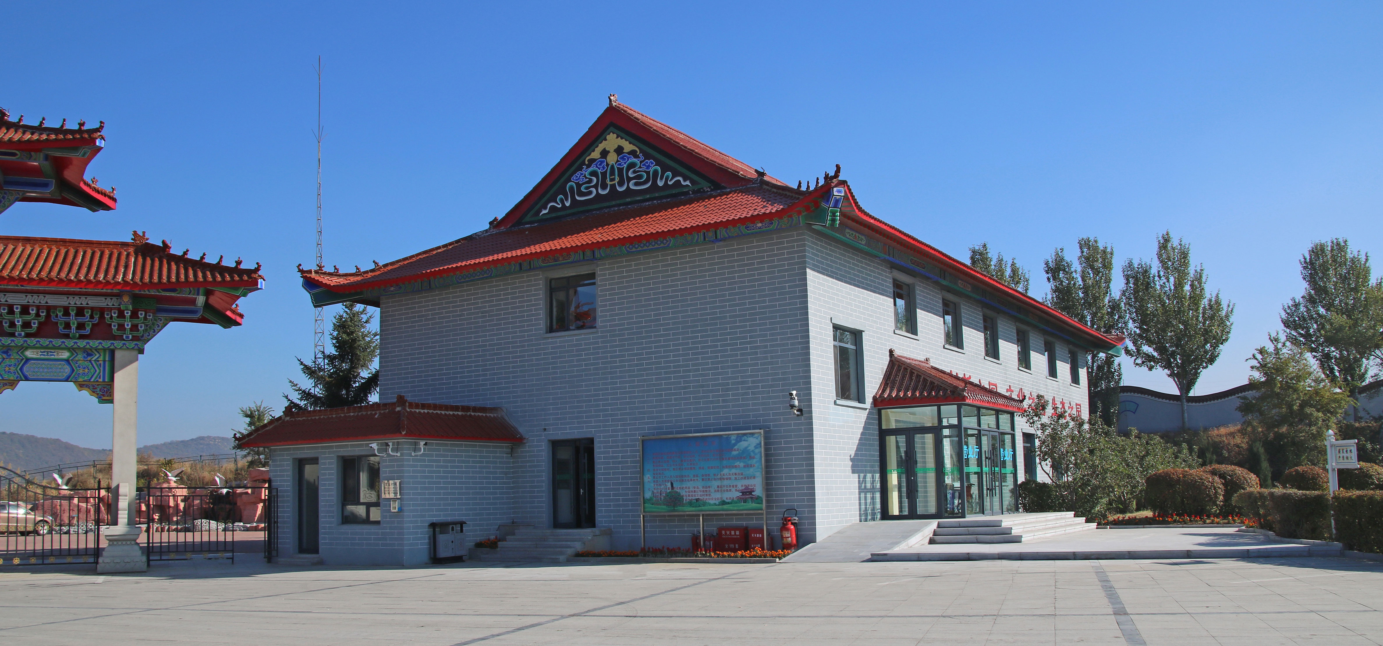 永乐青山墓园园区景色