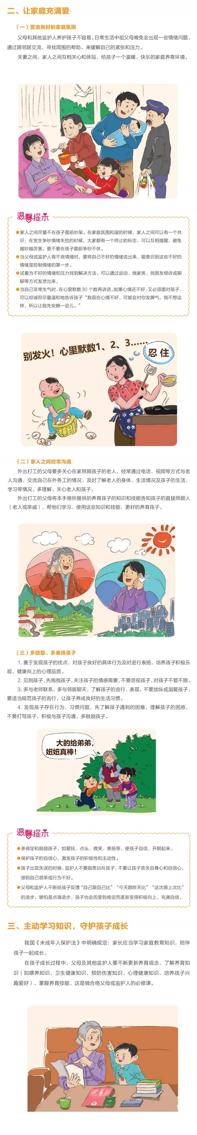 「健康科普」0-6岁儿童健康家长指导手册之责任和义务