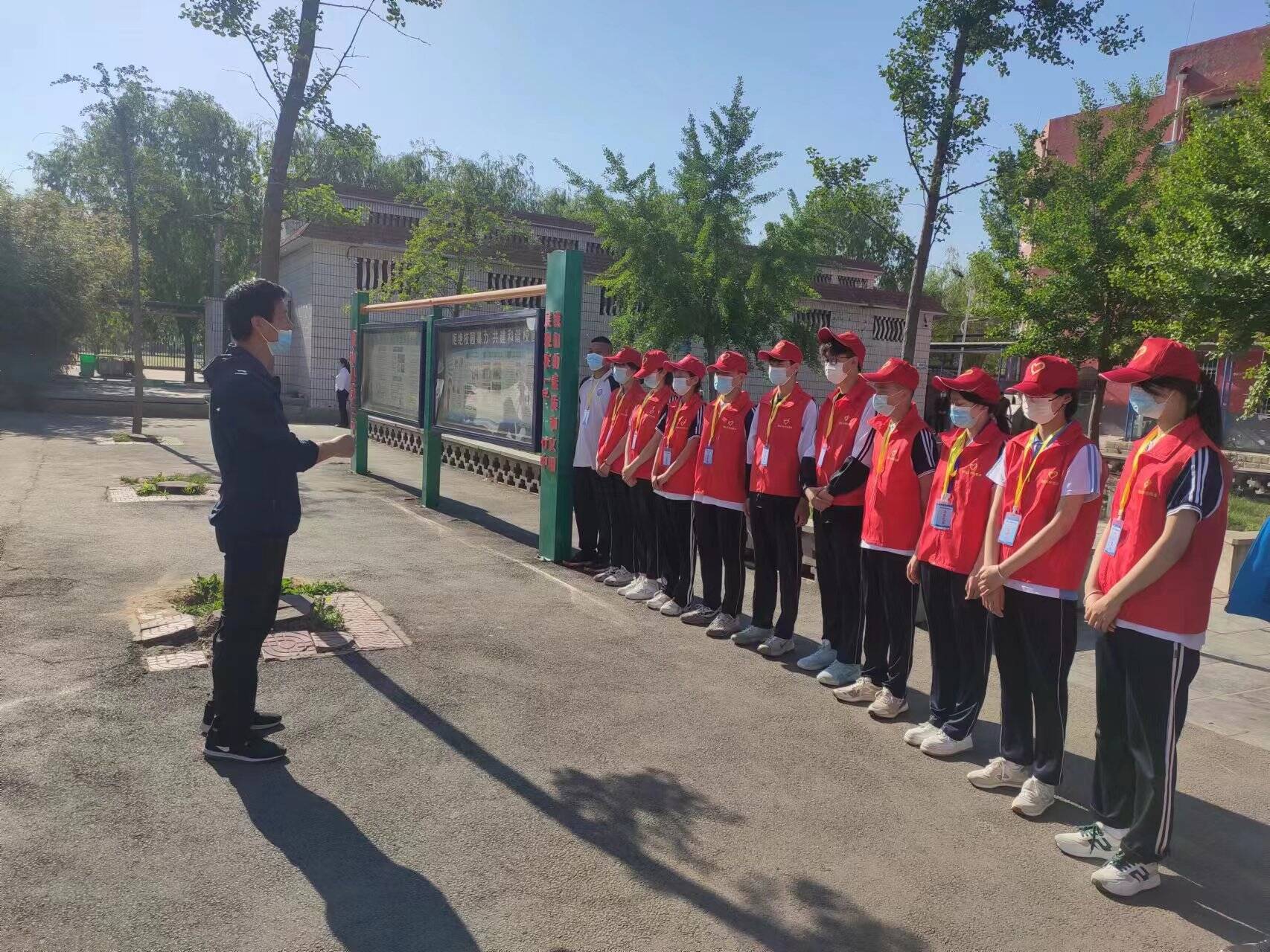 微山县第三中学开展"青春心向党·建功新时代"五四主题团日系列活动