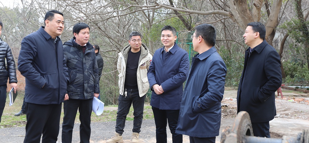 晏勇,黄毕中调研西塞山风景区项目建设