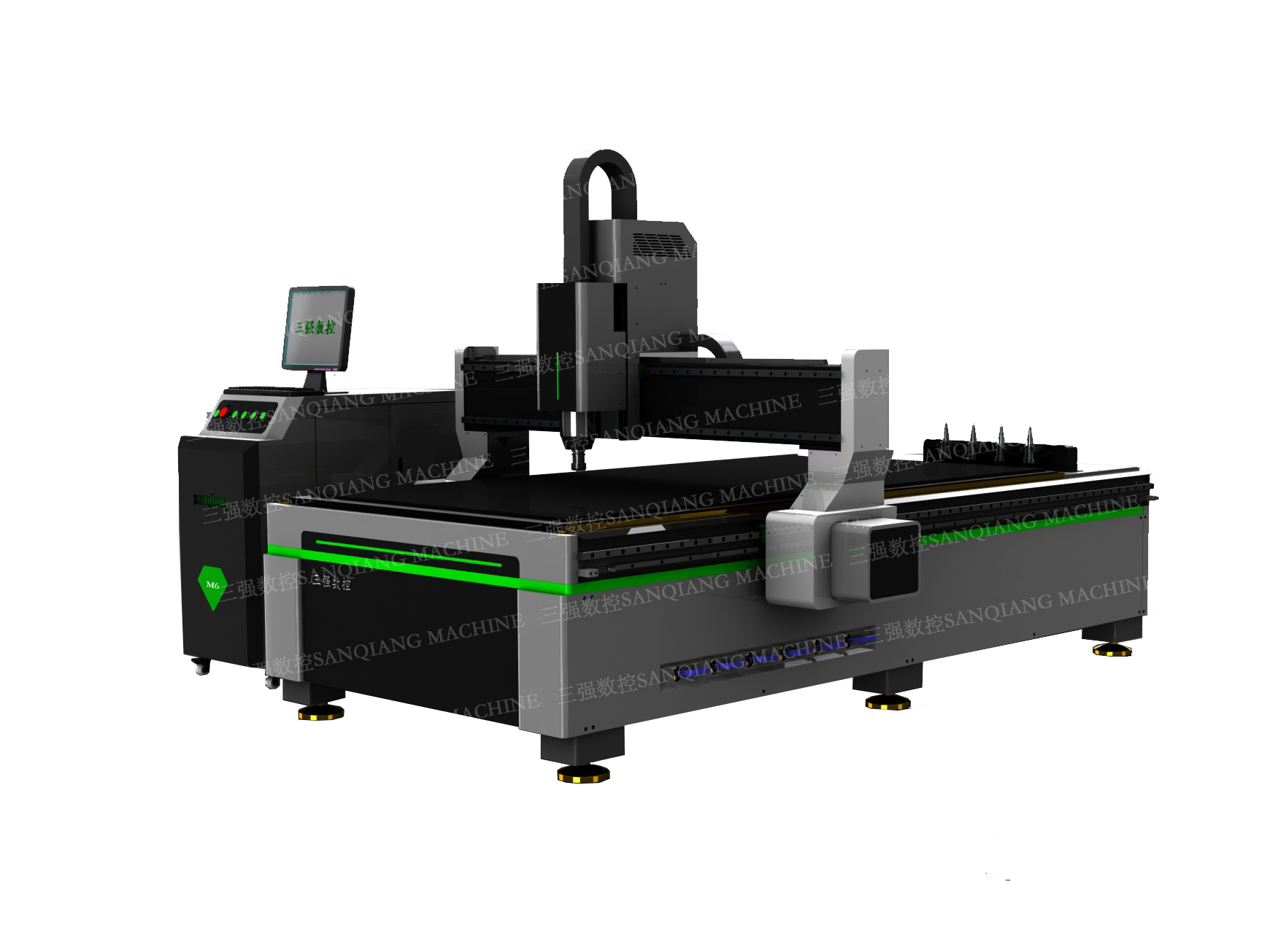 三强高光迷你字雕刻机 高光高速高精度