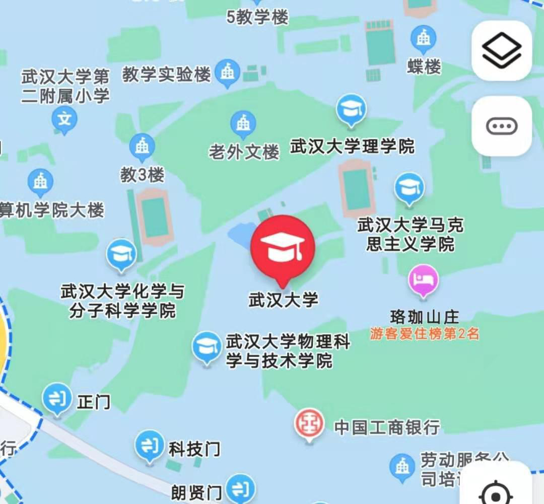 武汉学院校园地图图片