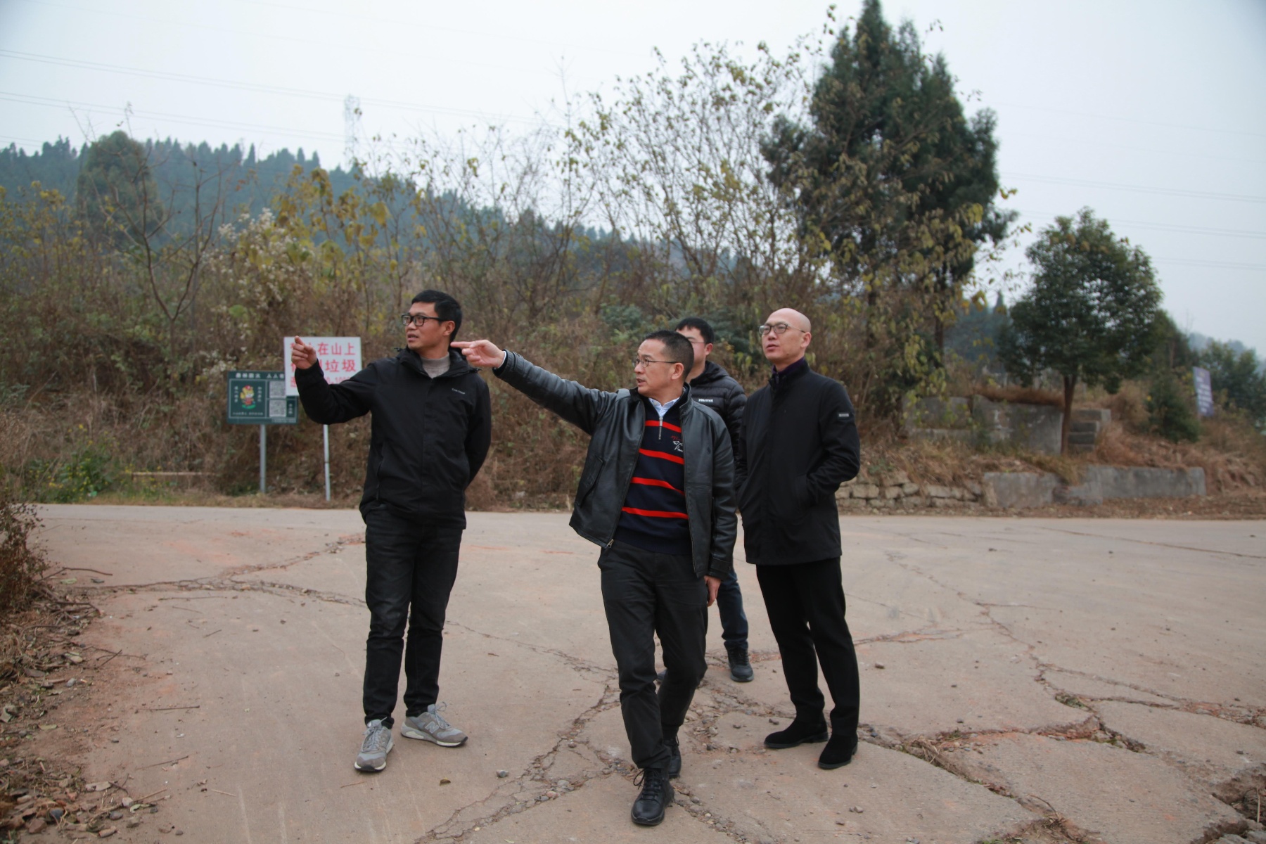 广汉副市长聂忠顺检查指导森林防灭火工作