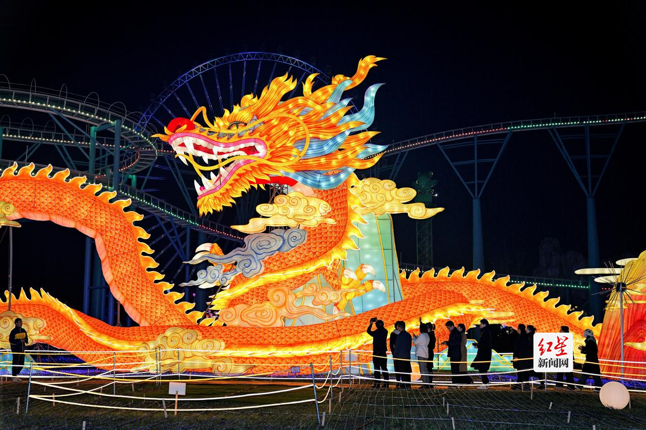 光影艺术打造都江堰夜游新场景 成都第二届天府熊猫光影节开幕