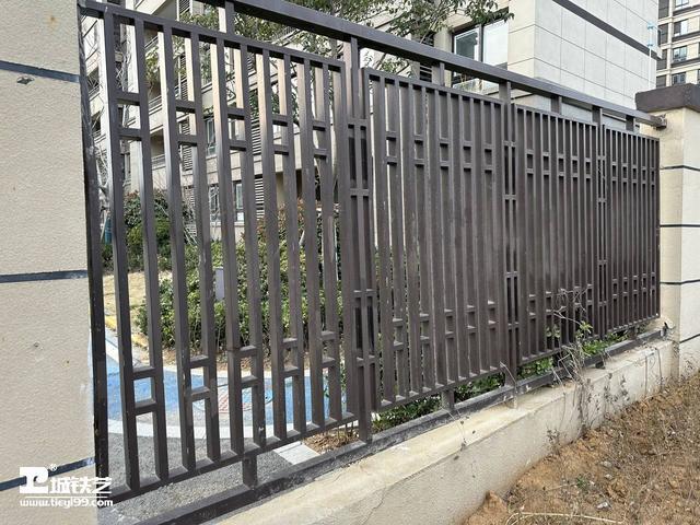 中式竹节花的铁艺围墙护栏tw2339