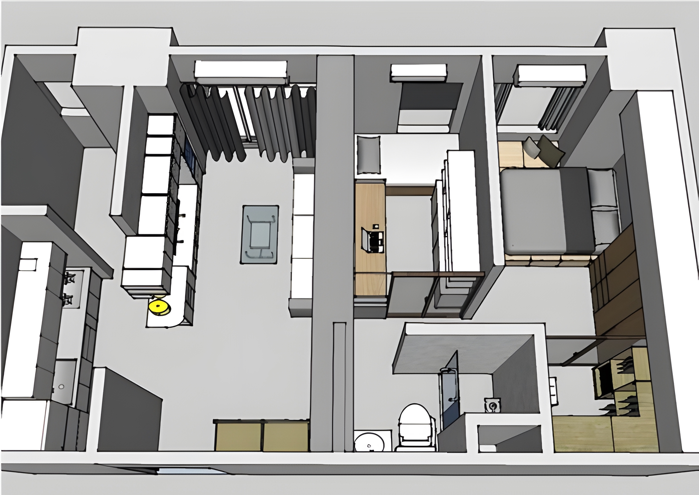 开箱60平清新减压的梦想之家