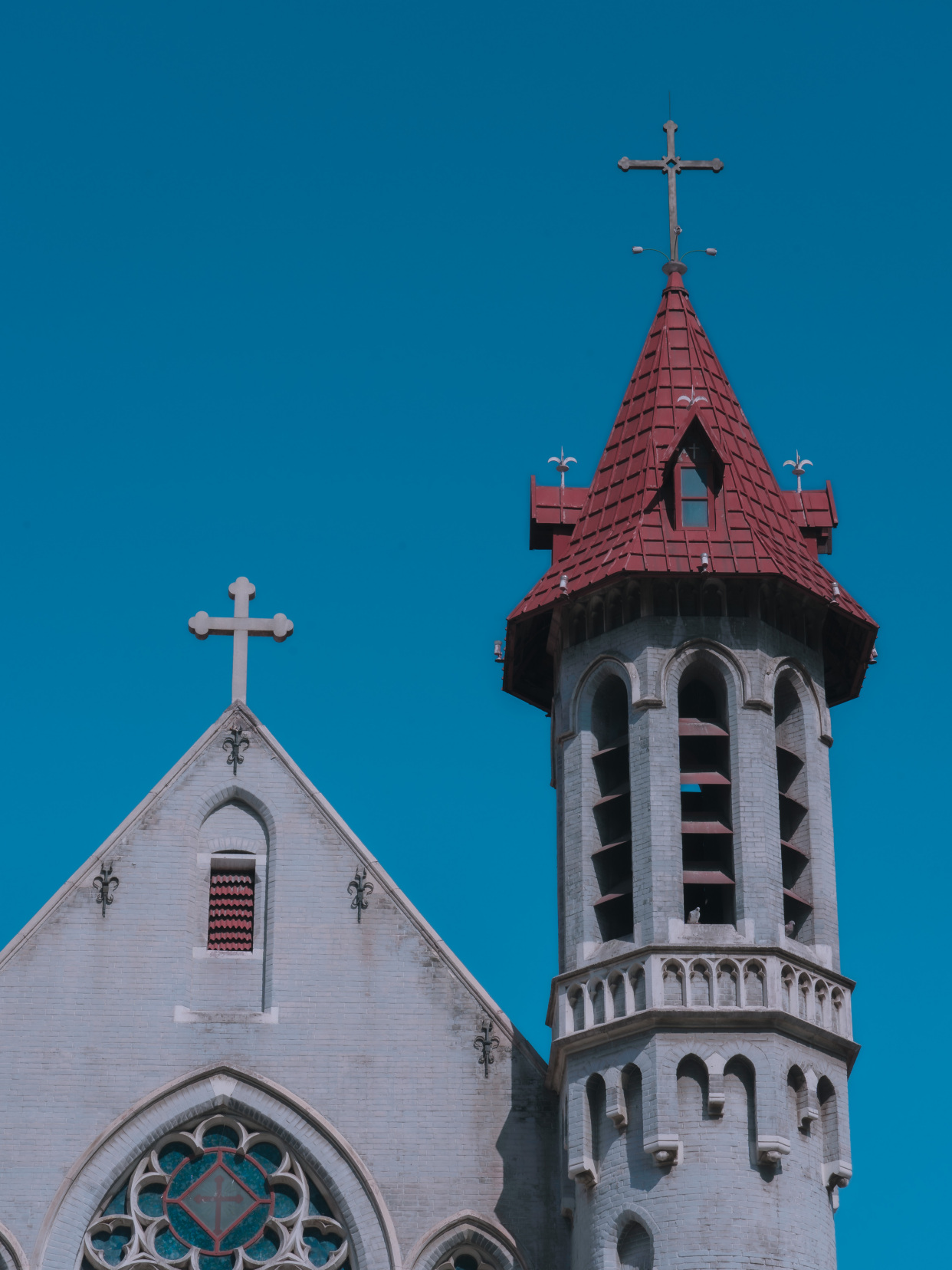 适合拍照打卡的宣化天主教堂