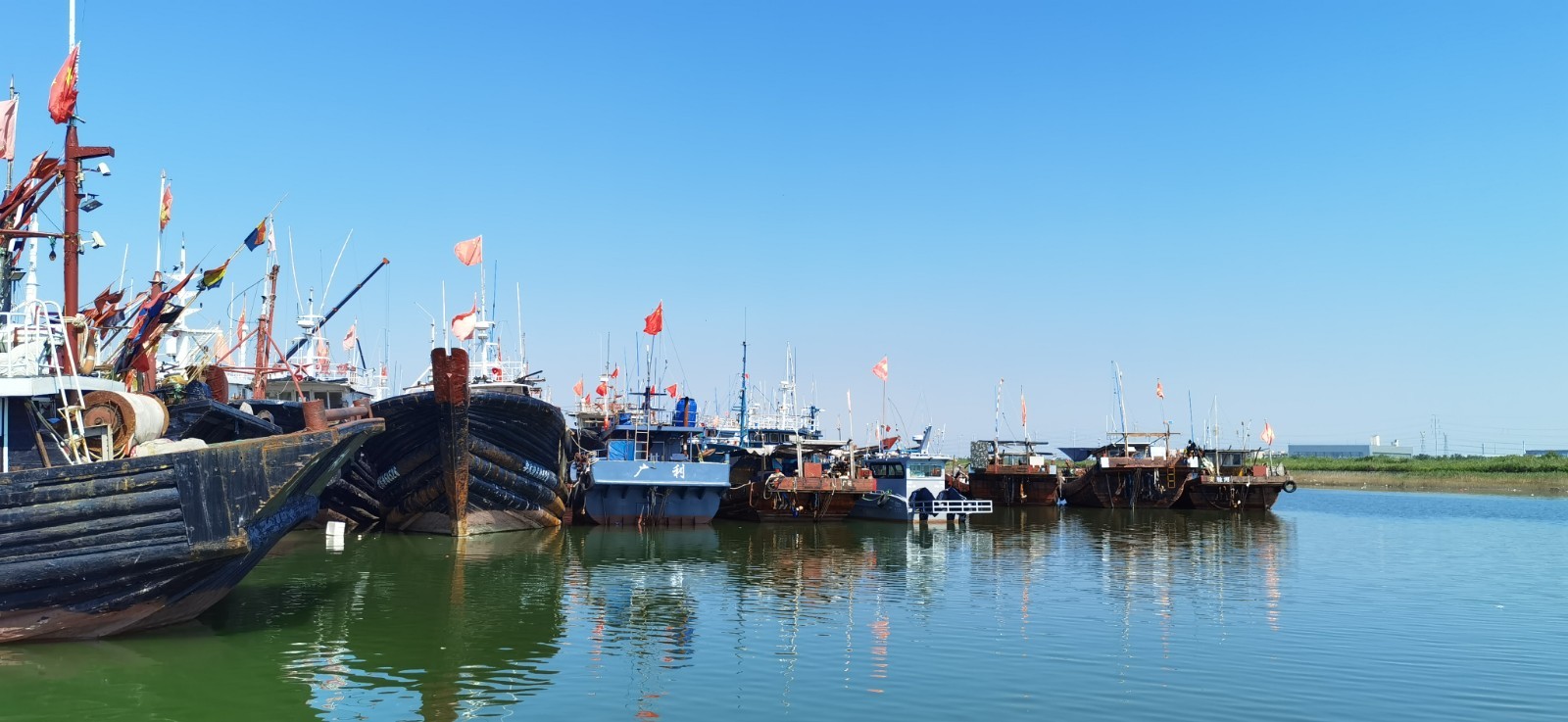 东营渔港图片