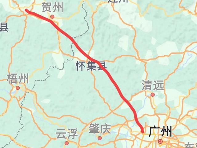 贺州—桂林—柳州,三点一线的铁路线,为何不能贺州到柳州一线?