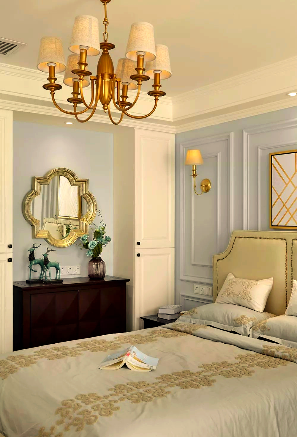 50平米美式风小户型单身公寓,打造温馨惬意的小窝