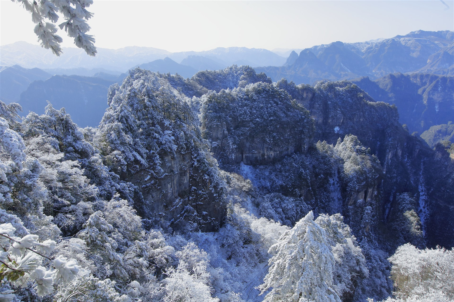 齐聚一堂,冬天不缺暖阳,但一定要有雪花～这个冬天,就来光雾山赏雪吧!