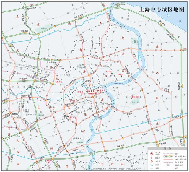 上海市各區行政區劃圖