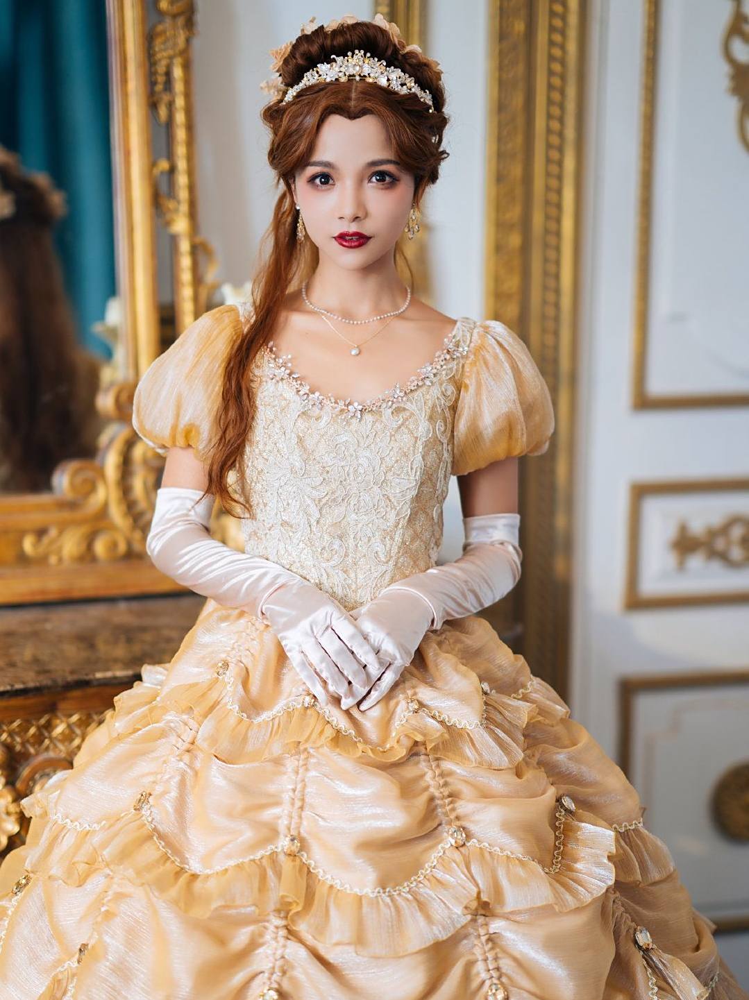 这才是真正的"在逃公主"!lo娘穿上洛丽塔礼服裙,优雅又显气场