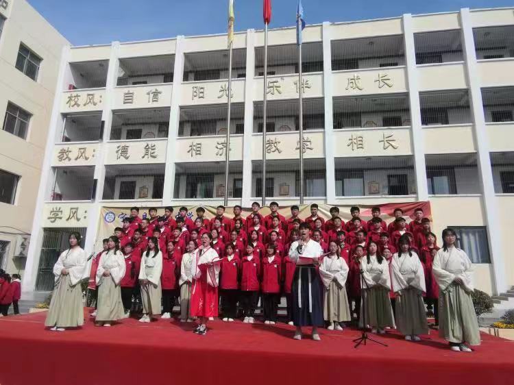 宁陵县初级中学举办国学经典诵读比赛