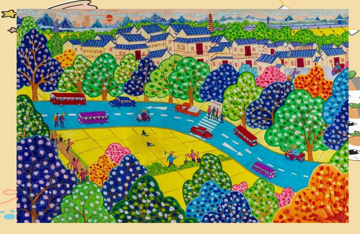 简阳农民画作品欣赏:感受农村新风貌与文化振兴