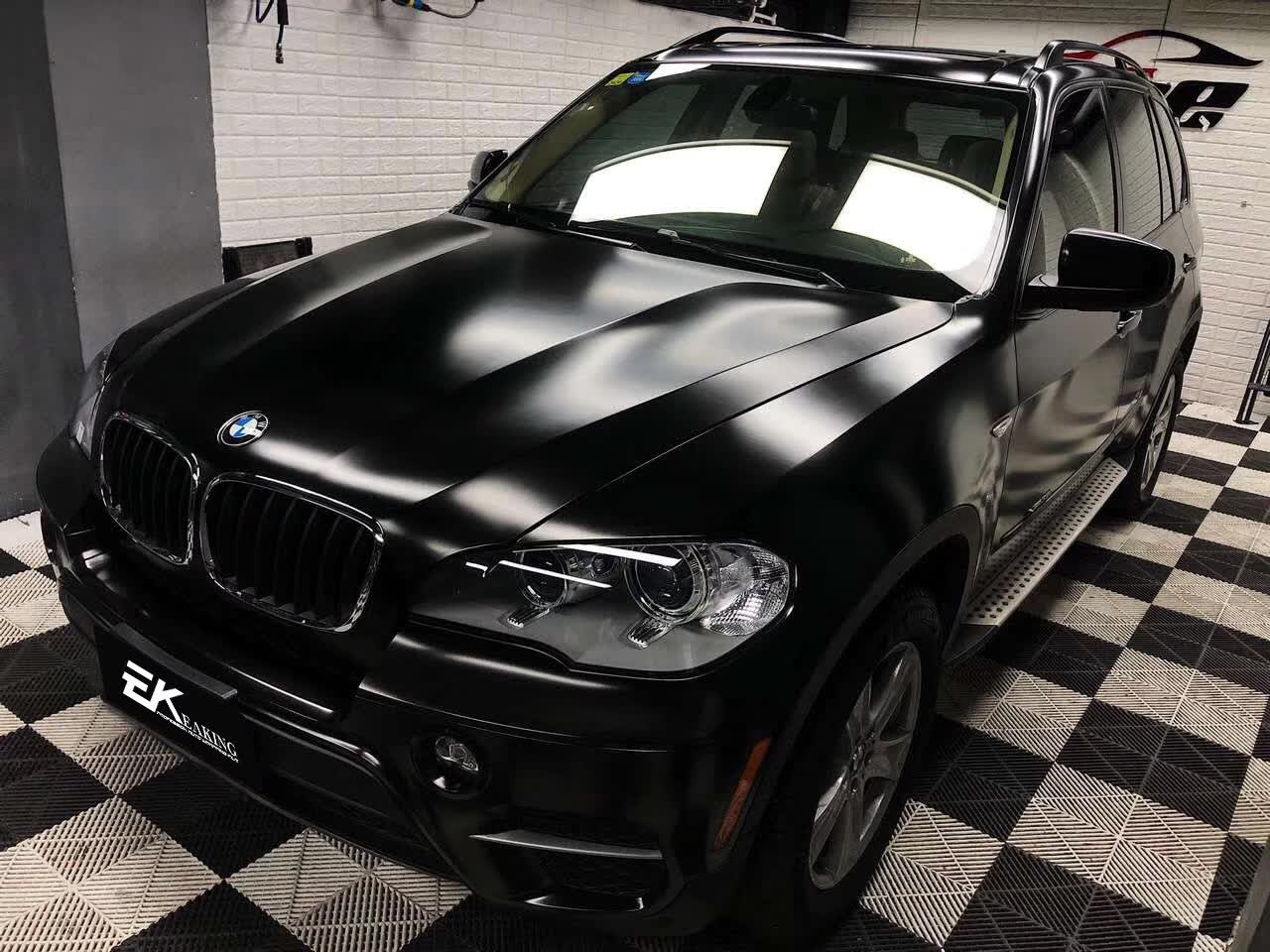 宝马x5: ek改色膜电光金属黑