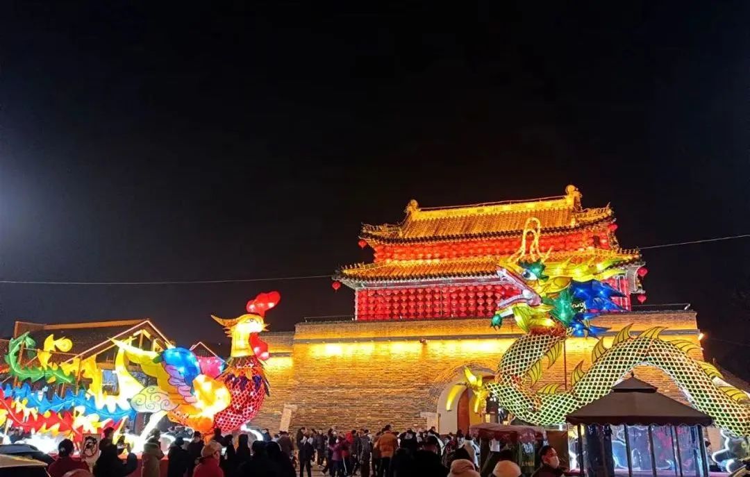 2022山东景区春节灯会图片