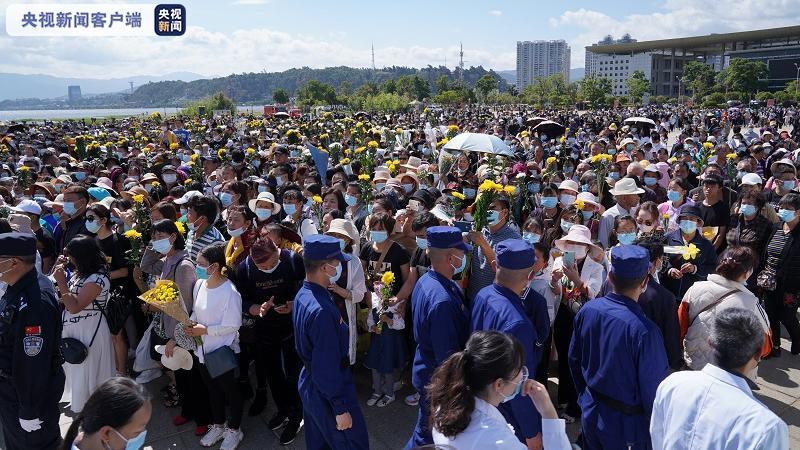 苍山洱海永远铭记英雄!刘洪机组烈士悼念仪式在云南大理举行