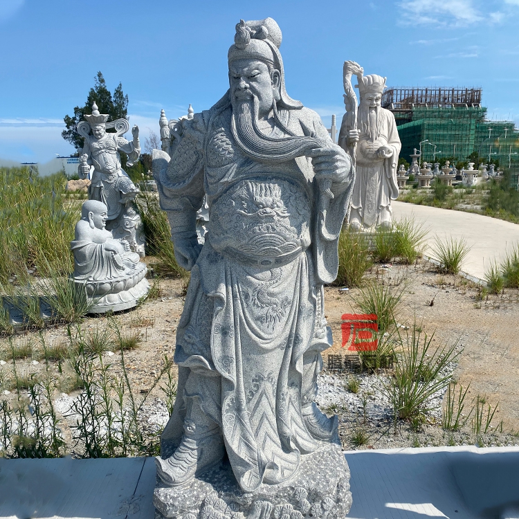 石雕关公雕像图片及寓意