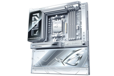 华硕ROG Crosshair X870E Glacial旗舰主板曝光：全白设计颜值无敌