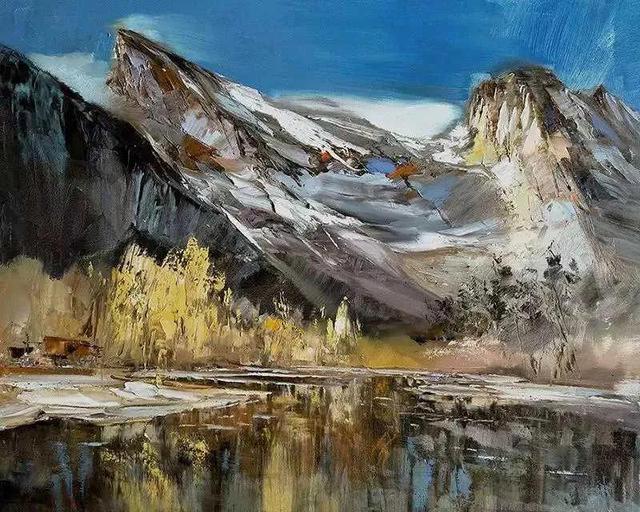 敬畏之心与崇高之美:画家罗晓平的作品赏析