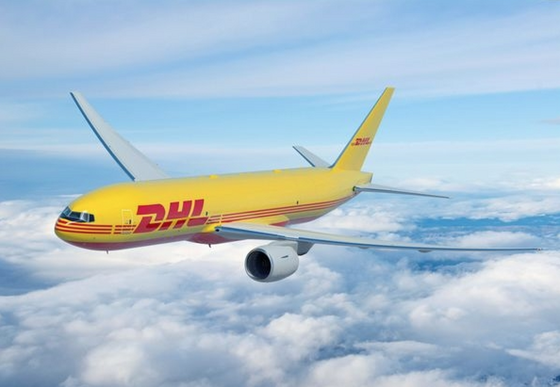 【dhl订购9架波音777-200lr改装货机】dhl快递近日从jetran公司订购了